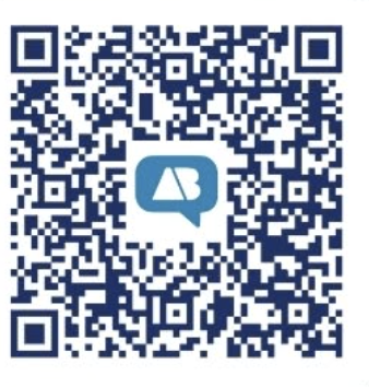 QR code linking to the campaign's ActBlue contribution page